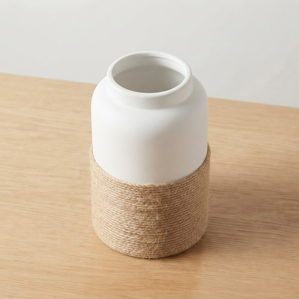 Jute Woven Vase